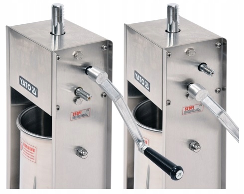 NADZIEWARKA DO KIEŁBASY 7L FARSZU 4LEJKI USZCZELKA YATO YG-03370 NIERDZEWNA