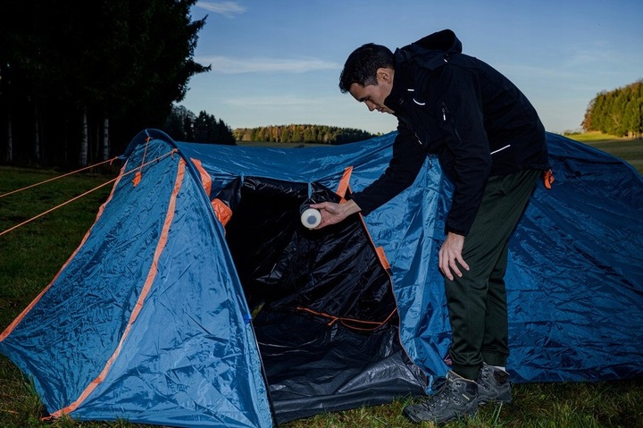 LATARKA LED KEMPINGOWA POD NAMIOT GŁOŚNIK Bluetooth