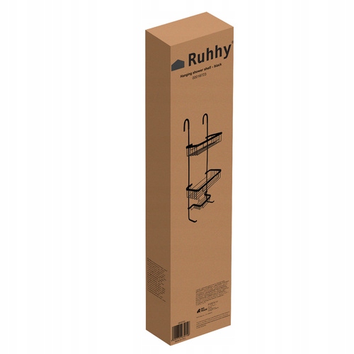 Półka prysznicowa zawieszana- czarna