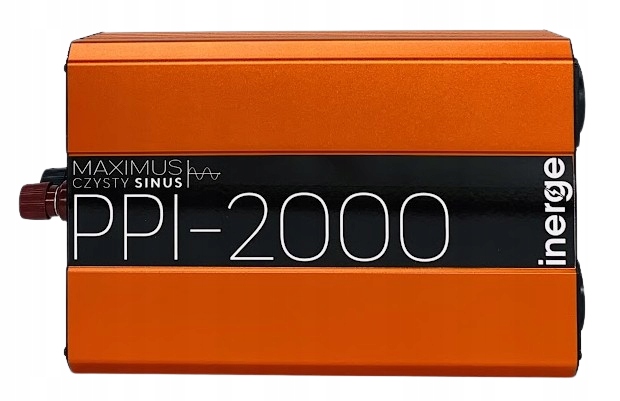 PRZETWORNICA NAPIĘCIA MAXIMUS 12V 230V 2000VA 1000W CZYSTY SINUS QC 3.0 LCD