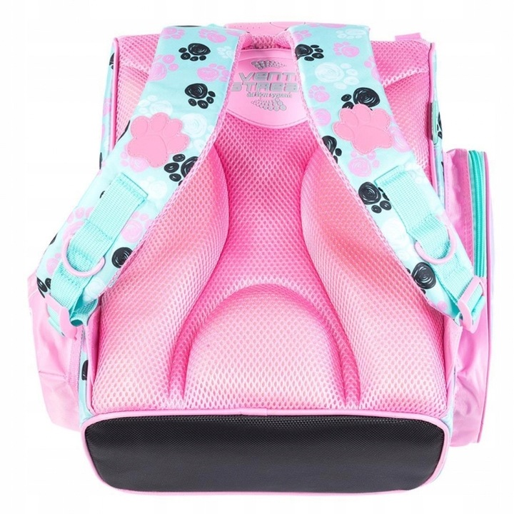 Tornister szkolny + fartuszek + kredki My Little Friends Cat kotek pastel