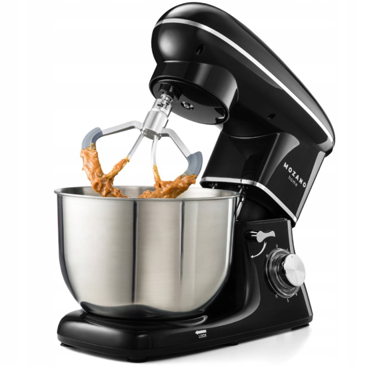 ROBOT KUCHENNY MIKSER PLANETARNY MISA 6.2L MOCNY 3 MIESZADŁA + PRZEPISY