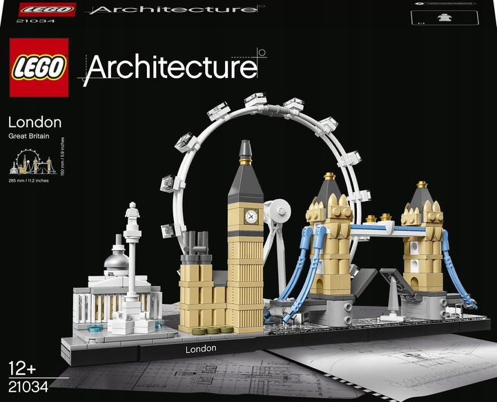LEGO Architecture 21044 Paryż LEGO ARCHITECTURE 21034 Londyn