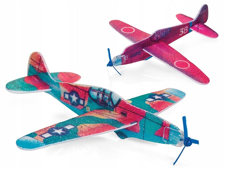 QBEST samoloty styropianowe zestaw 25 sztuk samolot styropianowy