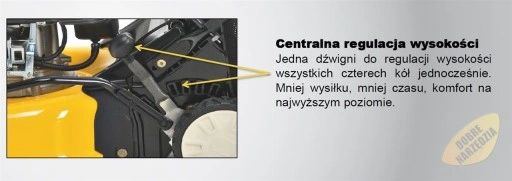 Kosiarka spalinowa z napędem Cub Cadet LM3 DR53S 4w1 MYSPEED z koszem MOCNA