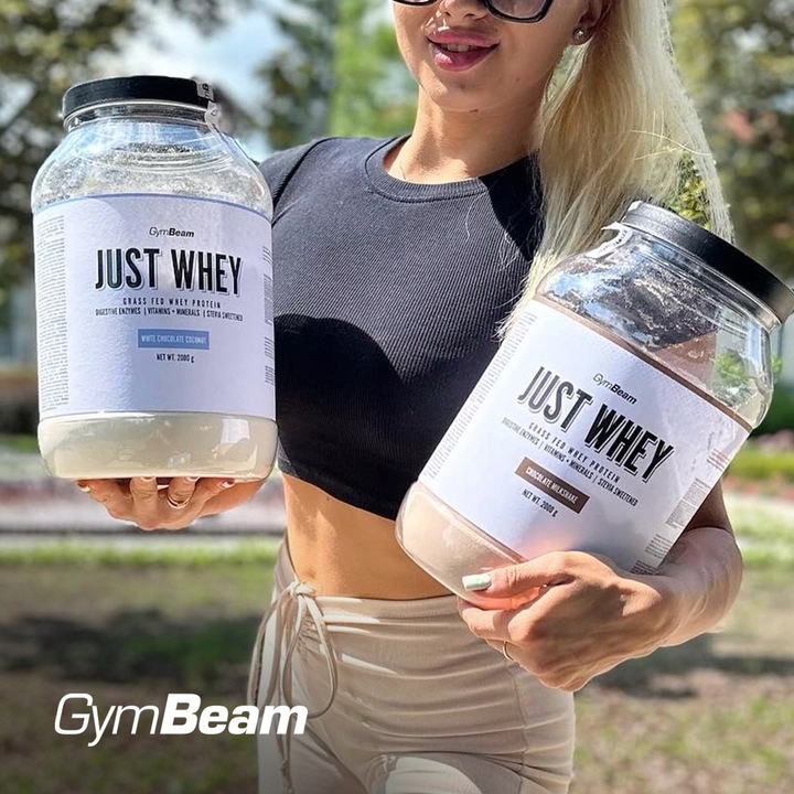 ODŻYWKA BIAŁKO SERWATKOWE JUST WHEY PREMIUM WPC GymBeam 1000g naturalne