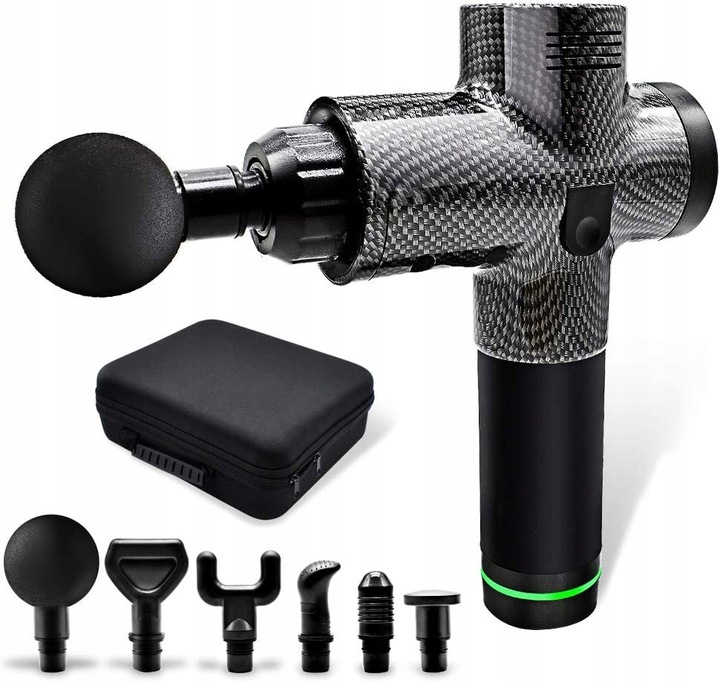 PISTOLET DO MASAŻU MOCNY MASAŻER MASSAGE GUN PRO