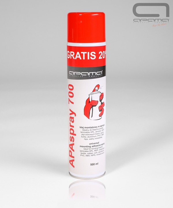 Klej w sprayu do paneli akustycznych pianek mocny uniwersalny trwały