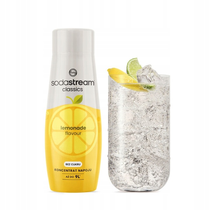 Zestaw Syrop SodaStream Lemoniada, Marakuja, Kwiat bzu 3x440ml + Torba