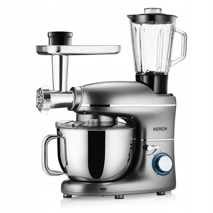 ROBOT KUCHENNY PLANETARNY MIKSER Z MISĄ KERCH ROTARY 4000W GREY 6,2L