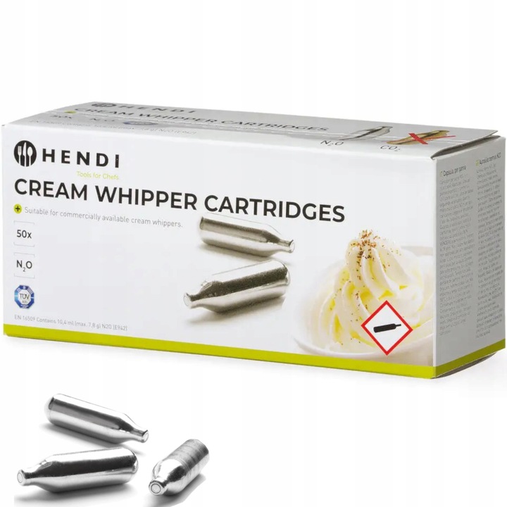 Naboje do syfonu do bitej śmietany Hendi 0 l 50