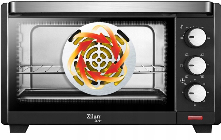 PIEKARNIK ELEKTRYCZNY 35L TERMOOBIEG+ROŻEN+GRILL