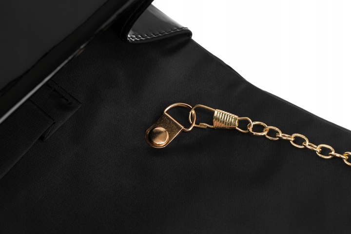 Damska torebka wizytowa kopertówka Rovicky elegancka z łańcuszkiem na ramię