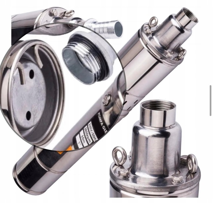 POMPA GŁĘBINOWA ŚRUBOWA DO WODY CZYSTEJ STUDNI 3500W WYDAJNA