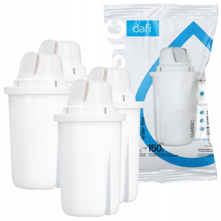 Oryginalny filtr wody Dafi Classic do dzbanka szklanego Dafi Crystal - 4x