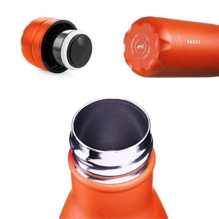 Butelka Termiczna Original 500 ml BPA FREE 12/24H - Orange/ Pomarańczowa