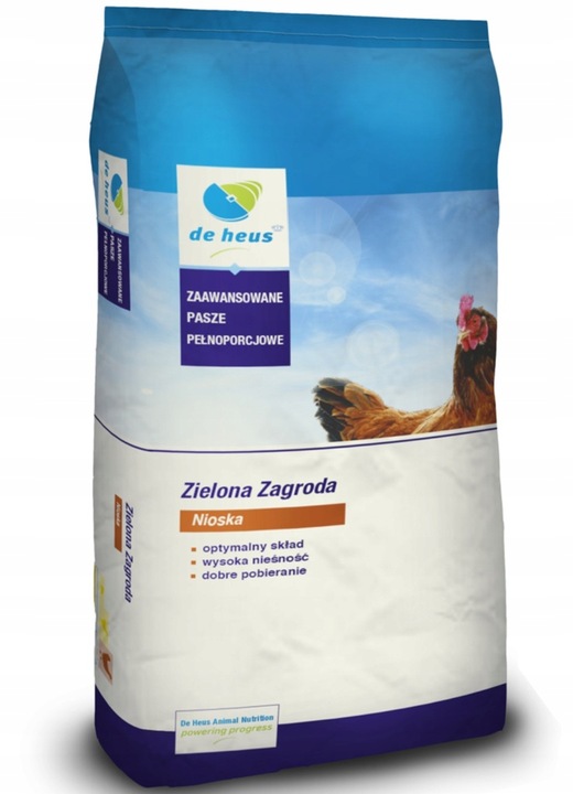 Zielona zagroda pasza dla niosek granulat 25kg De Heus
