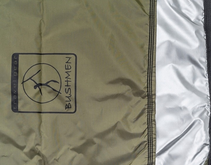 Płachta survivalowa Bushmen ThermoTarp 3x3m Tarp biwakowa do lasu IZOLOWANA