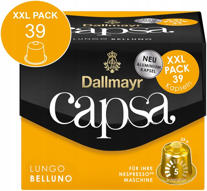 DALLMAYR do NESPRESSO Lungo Belluno 39 XXL sztuk