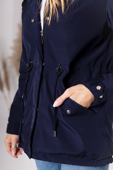 TALIOWANA WIOSENNA Kurtka PARKA z Kapturem 3 KOLORY Przejściowa XL