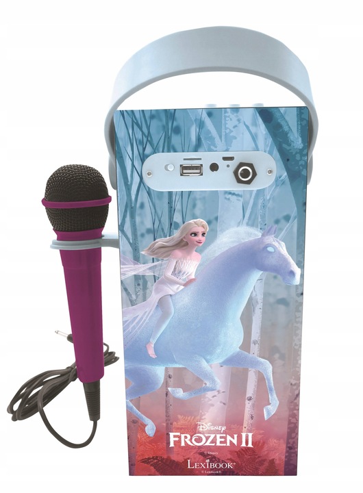Kraina Lodu 2 Głośnik Karaoke LED Mic Bluetooth