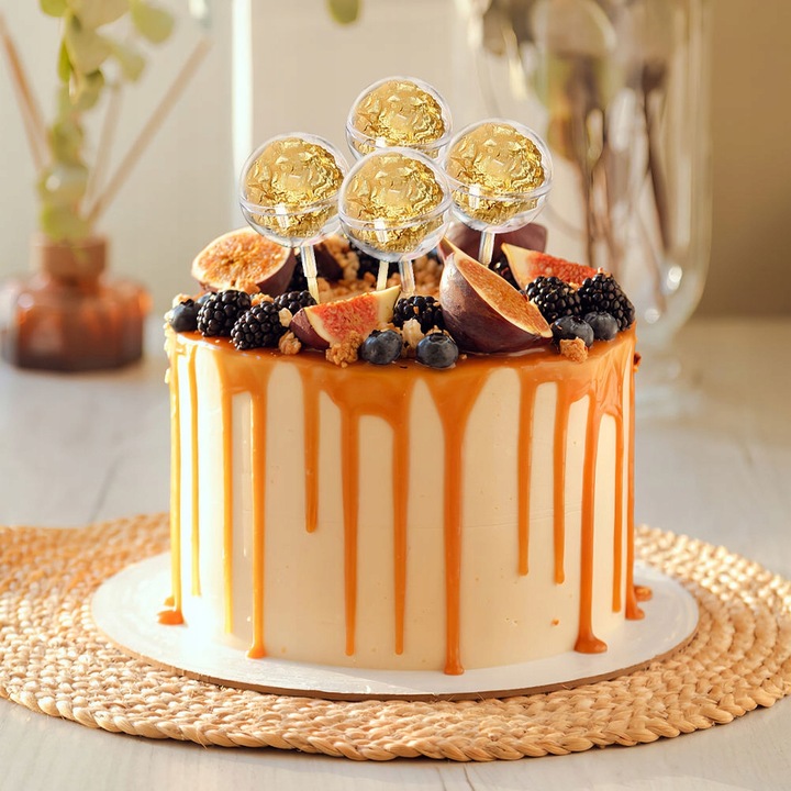 30 SZTUK OKRĄGŁY UCHWYT NA PUDEŁKO CZEKOLADY OPAKOWANIE CUKIERKÓW KOPUŁA