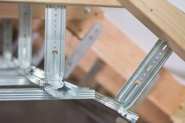 WIESZAK KOTWOWY DO PODDASZY 350mm CD60 100szt BLACHA 1mm MOCNY GRUBY