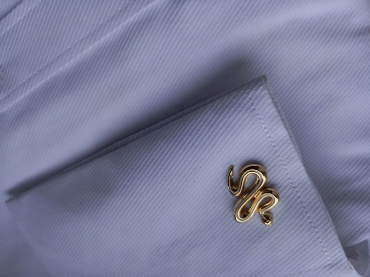 Srebrne spinki do mankietów Exciting z Perłą