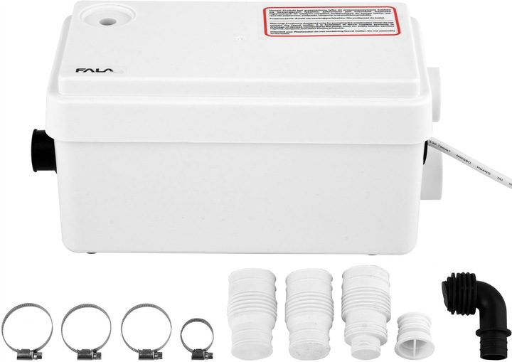 POMPA ŁAZIENKOWA PRZEPOMPOWNIA ŚCIEKÓW DO PRYSZNICA UMYWALKI 250W 80L/MIN