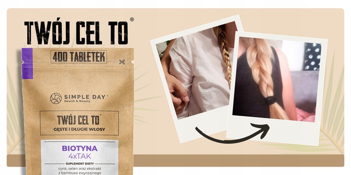 BIOTYNA Z NATURALNYM KRZEMEM NA WŁOSY SKÓRĘ PAZNOKCIE - 400 TABLETEK