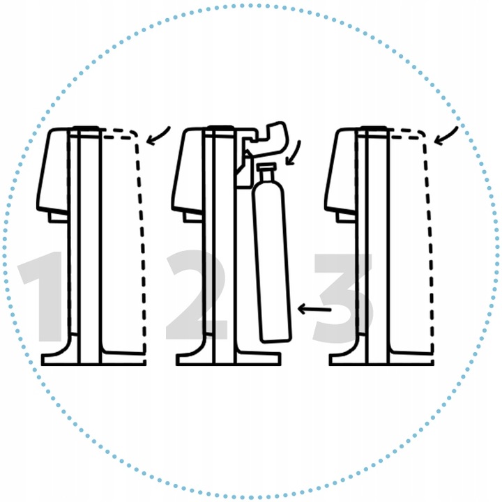 Cylinder Nabój Butla z gazem CO2 SodaStream Quick Connect TERRA ART DUO