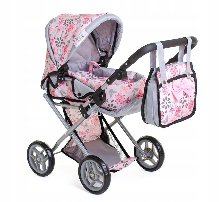 Doris WÓZEK DLA LALEK 3w1 głęboki spacerowy TORBA TOREBKA przewijak