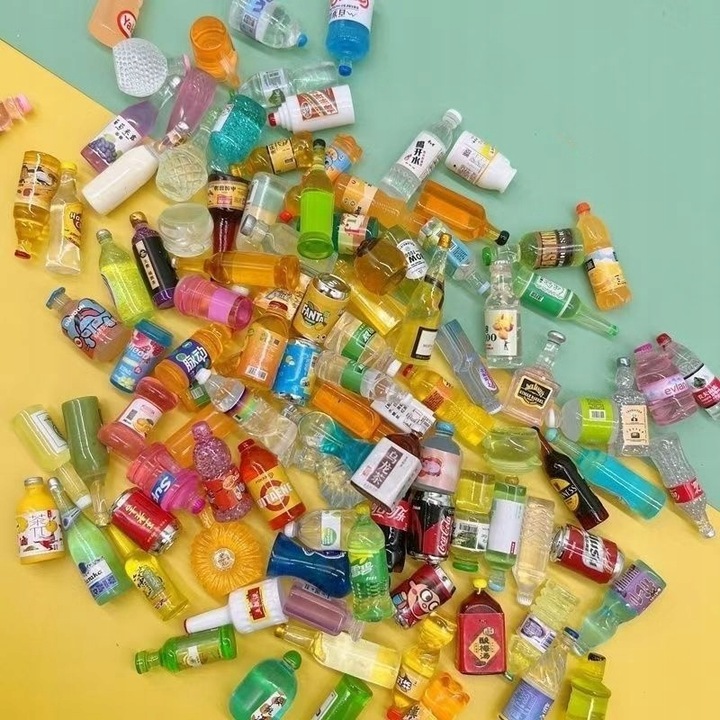 100 SZTUK MINI JEDZENIE UROCZE AKCESORIA DLA DZIECI URODZINOWYCH