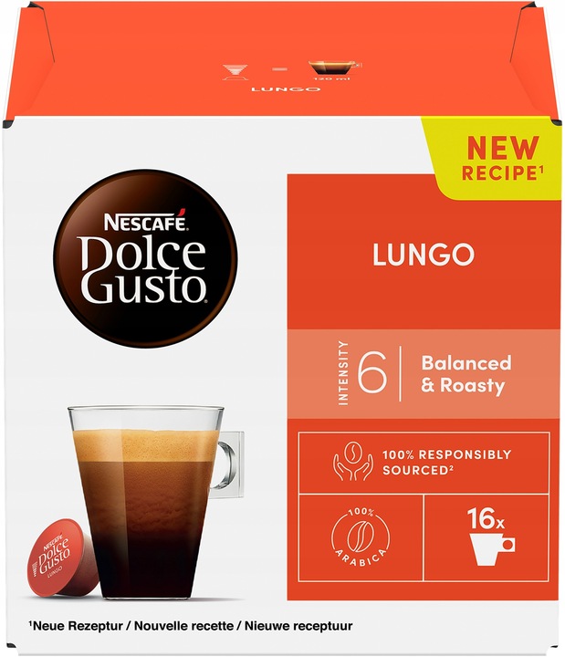 Kapsułki kawa Nescafe Dolce Gusto MEGA ZESTAW 96 szt 4+2