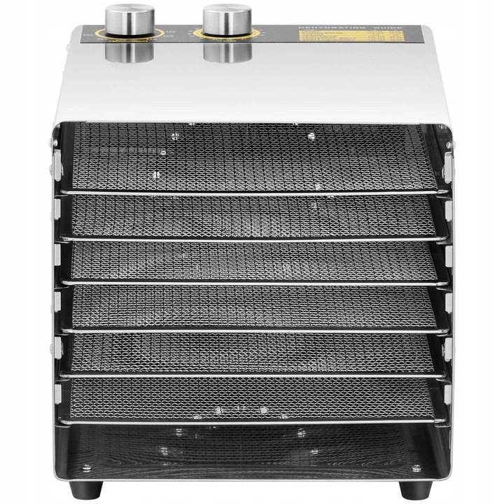 SUSZARKA DO ŻYWNOŚCI OWOCÓW DEHYDRATOR 500 W 6 TAC