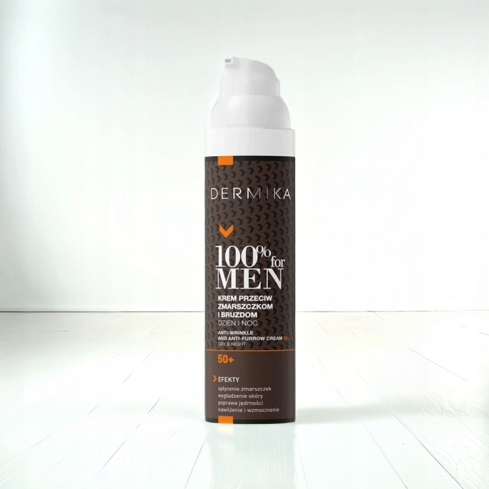 KREM DO TWARZY DLA MĘŻCZYZN 50+ DERMIKA FOR MEN PRZECIWZMARSZCZKOWY 100ML