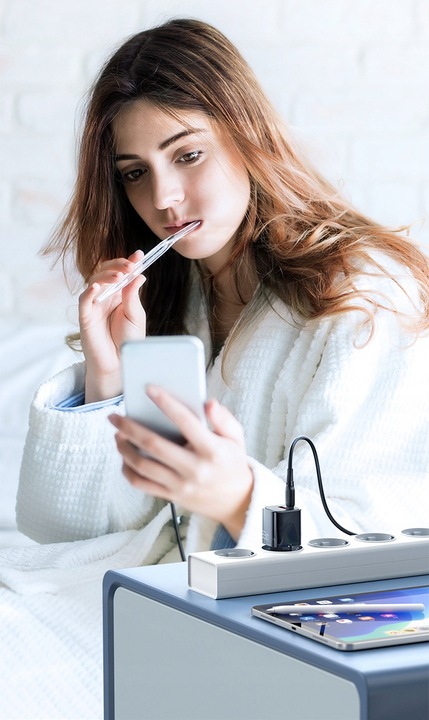 MCDODO NANO GaN ŁADOWARKA 2X USB/USB-C PD QC - 33W