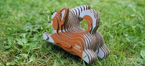 Pies Corgi - Eko Układanka 3D - Eugy