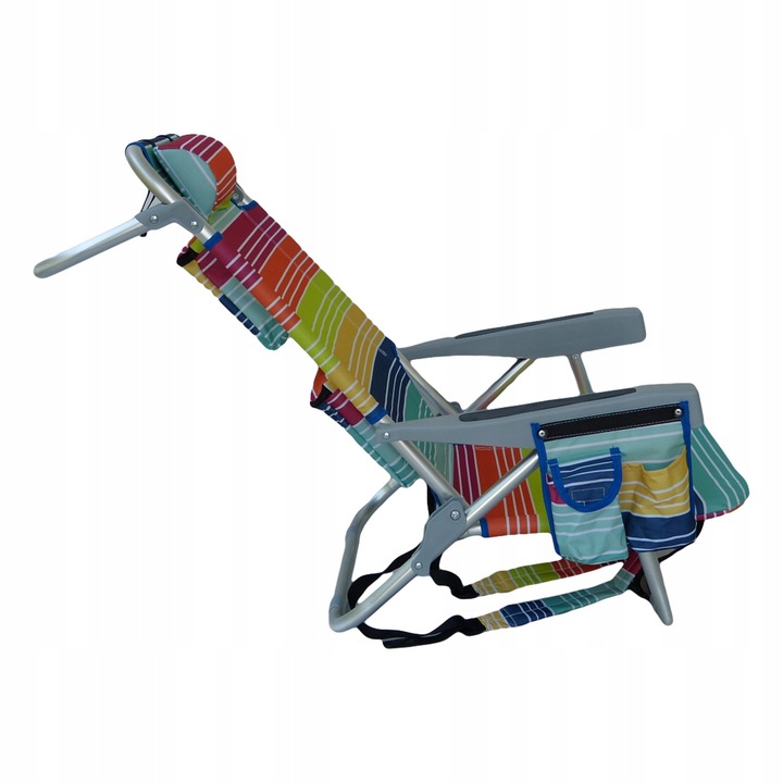 leżak MULTICOLOR plażowy, ALUMINIUM,ogrodowy.