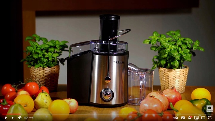 SOKOWIRÓWKA WYSOKOOBROTOWA do owoców i warzyw FreshJuice TRANSA 1400W