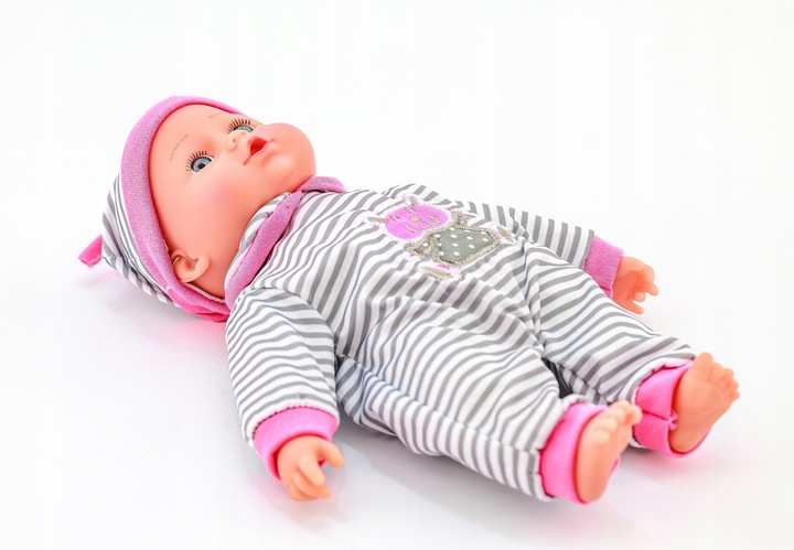 Lalka Bobas Miękka Niemowlę Mówi Śpiewa Interaktywna Niemowlak Mówiąca