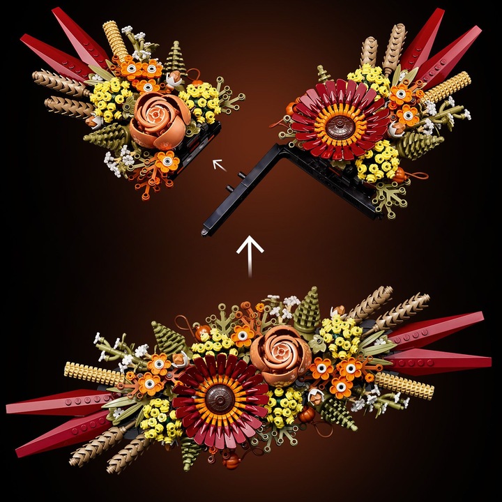 LEGO ICONS 10314 Stroik z suszonych kwiatów BUKIET Kwiaty Na Prezent