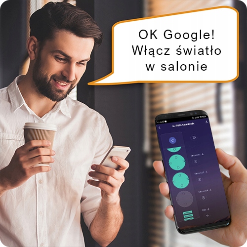 Listwa Zasilająca SMART WiFi Tuya Przedłużacz 3 AC 4 USB 2m Spacetronik