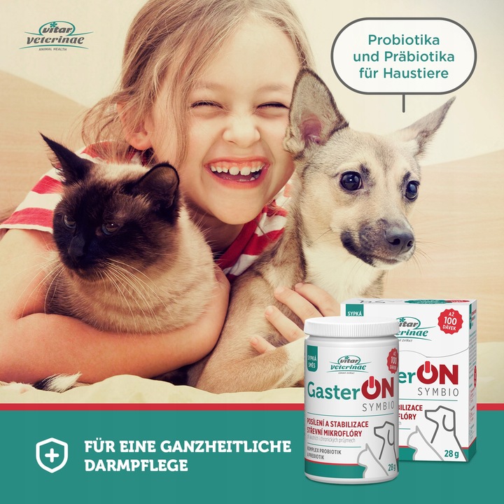 VITAR Veterinae GasterON SYMBIO - probiotyki i prebiotyki - aż 100 dawek