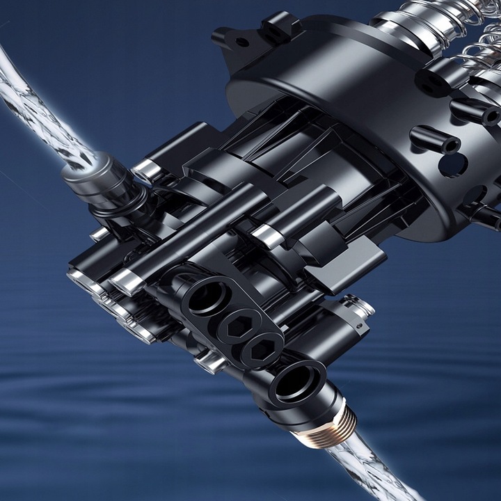 MYJKA CIŚNIENIOWA AKUMULATOROWA 21V 30BAR 15000mAh ZESTAW LCD