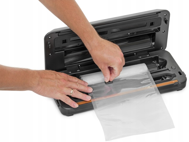 Zgrzewarka próżniowa Pakowarka żywności Automatyczna Roczny zapas folii 26m