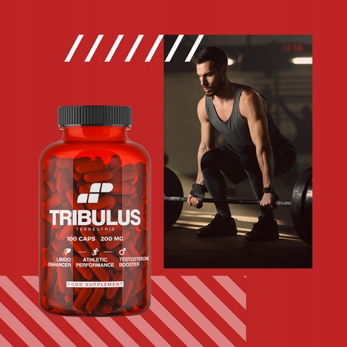 TRIBULUS TESTOSTERON TERRESTRIS BUZDYGANEK TESTO LIBIDO 100 MUSCLE POWER