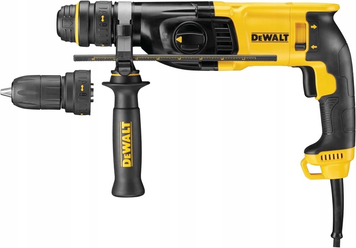 DeWALT Młotowiertarka Udarowa 3-funkcyjna SDS-plus + uchwyt D25134K