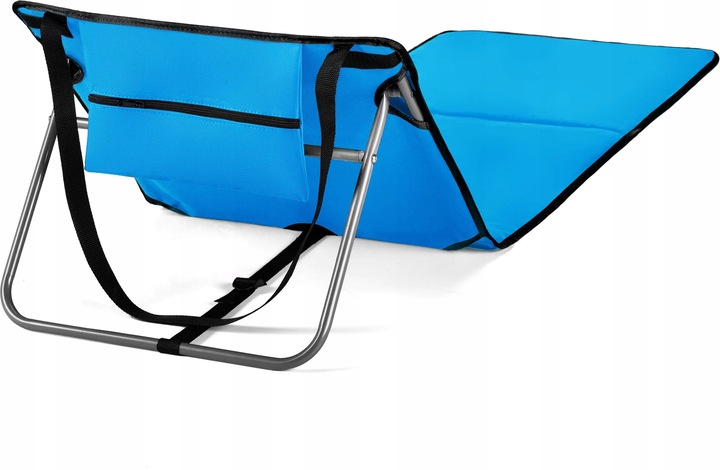 MATA PLAŻOWA Z OPARCIEM REGULOWANY LEŻAK PLAŻOWY SKŁADANY OUTTEC