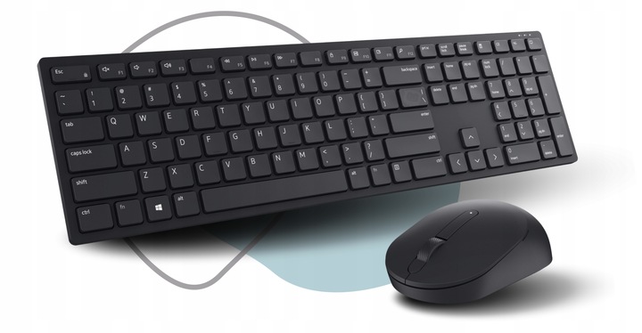 DELL PRO series| Cicha bezprzewodowa KLAWIATURA MYSZ | ZESTAW BEZPRZEWODOWY